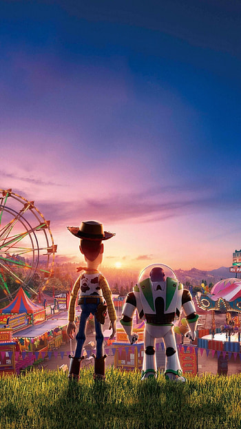 Woody and Buzz Lightyear, Pixar HD phone wallpaper