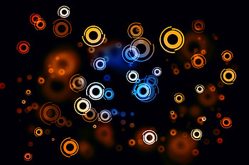 Abstract, Circles, Multicolored, Motley, Stains, Spots HD wallpaper