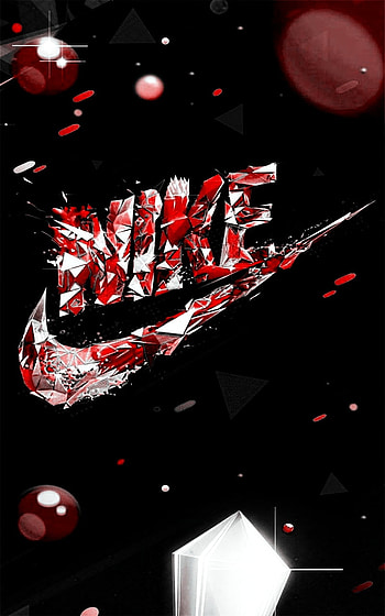 Nike logo, magenta, art HD phone wallpaper