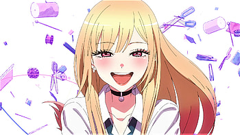 Happy Face Marin Kitagawa My Dress-Up Darling HD wallpaper