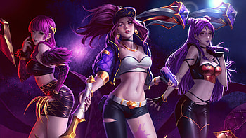 Kda League Of Legends Artwork, league-of-legends, games, artstation HD wallpaper