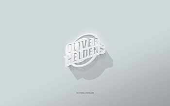 Oliver Heldens logo, white background, Oliver Heldens 3d logo, 3d art, Oliver Heldens, 3d Oliver Heldens emblem HD wallpaper