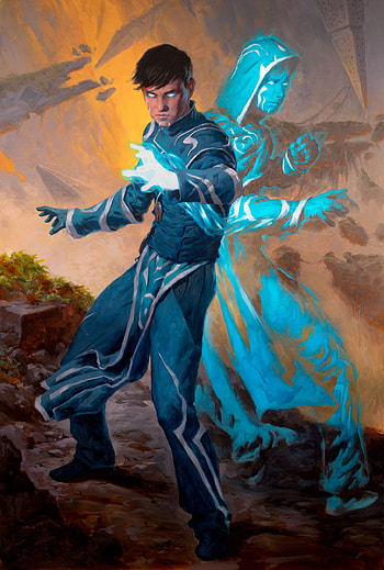 Jace mirror mage, MTG art, Magic the Gathering, Zendikar rising HD phone wallpaper