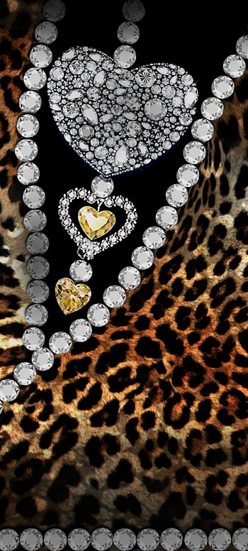 Leopard Glitter HD phone wallpaper
