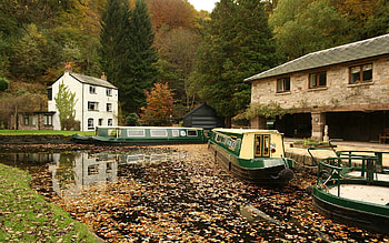 Nature, Rivers, Autumn, Leaves, Boats, Wharf, Berth, Walking HD wallpaper