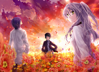 Angel Beats!, kanade tachibana, kanade, tachibana, angel, tenshi, naoi, hinata, angel beats HD wallpaper
