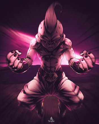 Majin boo, dragonball, vegeta, goku, anime HD phone wallpaper