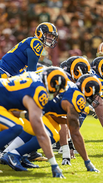 Los Angeles Rams, Sports team, Los Angeles, Jared Goff HD phone wallpaper