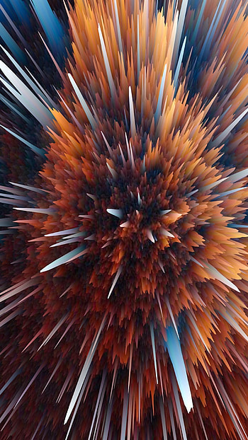 4 k, Explosion Particles HD phone wallpaper