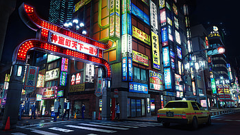Neon Nights: Yakuza Kiwami 3 & Dark Ties — Japan, Video Game, Yakuza Kiwami 3 & Dark Ties, Japan HD wallpaper