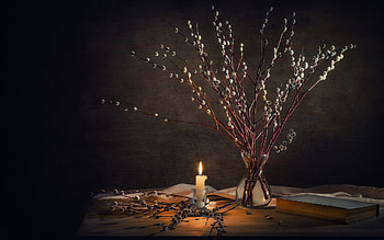candle light HD wallpaper