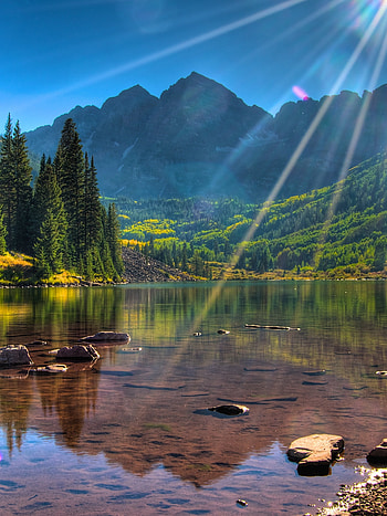 Maroon Bells, Colorado HD phone wallpaper