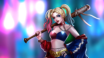 Harley Quinn Latest Artwork, harley-quinn, superheroes, artwork, artstation HD wallpaper