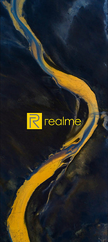 Realme río lava, pantalla, logo, rio, fondos HD phone wallpaper