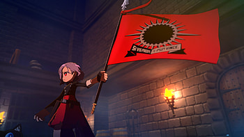 Persona 5 Tactical Featuring Character with Flag, video game, Persona 5 Tactica HD wallpaper