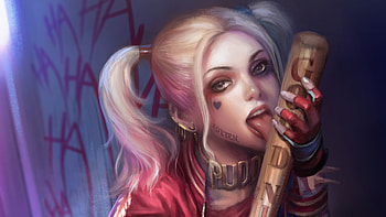 Harley Quinn Queen, harley-quinn, superheroes, artwork, artist, artstation HD wallpaper
