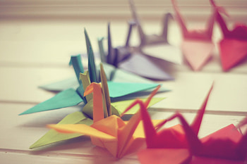 Background, Cranes, Macro, Miscellanea, Miscellaneous, Paper, , Origami HD wallpaper