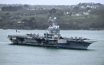 Charles de Gaulle, R91, French aircraft carrier, French Navy, Clemenceau class, French warships, nuclear-powered aircraft carrier HD wallpaper