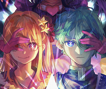 Ruby Hoshino & Aquamarine Hoshino, Aquamarine Hoshino, Ruby Hoshino, Anime, Oshi no Ko HD wallpaper