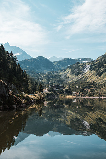 Landscape, Nature, Water, Mountains, Lake, Reflection HD phone wallpaper