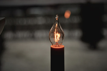 Miscellanea, Miscellaneous, Glow, Garland, Candle, Light Bulb, Electric HD wallpaper
