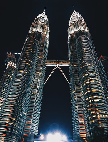 Cities, Architecture, Skyscrapers, Illumination, Megapolis, Megalopolis, Tower, Lighting, Bottom View, Towers HD phone wallpaper