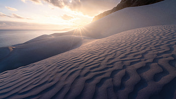 Sunrise On The Socotra Island, sunrise, sand, sky, nature HD wallpaper