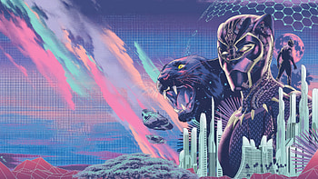 Black Panther Poster , black-panther, superheroes, poster, movies, artist, artwork, digital-art HD wallpaper