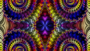 Trippy Psychedelic Fractal, trippy, psychedelic, aesthetic, Abstract, fractal HD wallpaper