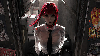 Rat Queen, redhead, artist, artwork, digital-art, artstation HD wallpaper