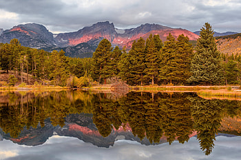 Nature, Trees, Autumn, Usa, Reflection, United States, National Park, Colorado HD wallpaper