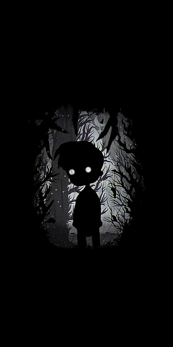 Limbo, amoled, game, black, dark HD phone wallpaper