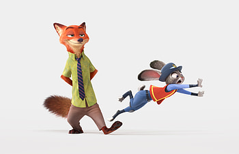 Movie - Zootopia Judy Hopps Nick Wilde HD wallpaper