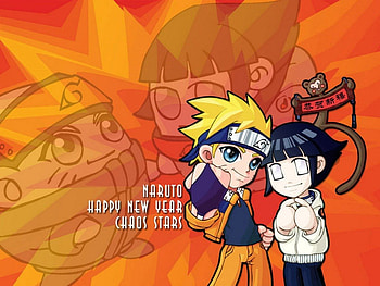 naruto hinata chibi, naruto, chibi HD wallpaper