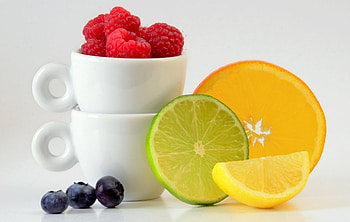 Food, Raspberry, Lime, Bilberries, Berries, Lemon, Citrus, Citruses HD wallpaper