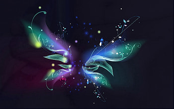 Abstract, Background, Smoke, Flower, Petals, Colorful, Colourful HD wallpaper
