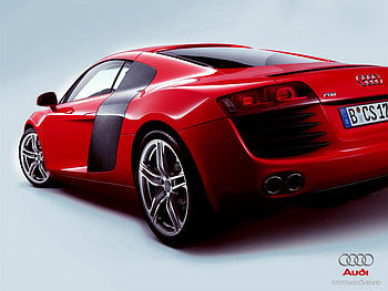 Audi, cool, car, red HD wallpaper