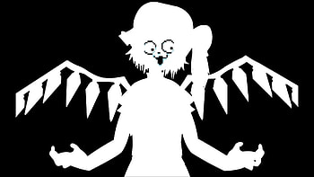 [Temmie] Touhou - Bad Apple - YouTube HD wallpaper