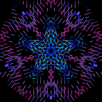 Abstract, Lines, Fractal, Geometry, Polygon HD phone wallpaper