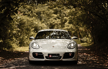 Porsche, Cars, Car, Front View, Machine, Porsche Cayman S HD wallpaper