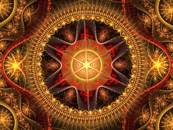 INSIDE CIRCLE, paint, world, fractal, life HD wallpaper