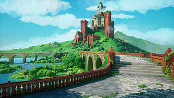Majestic Fantasy Castle Ultra : A Dreamlike Realm in High Detail, fantasy, castle HD wallpaper