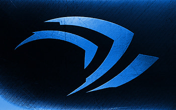 Nvidia blue logo, grunge art, blue typographic background, creative, Nvidia grunge logo, brands, Nvidia logo, Nvidia HD wallpaper