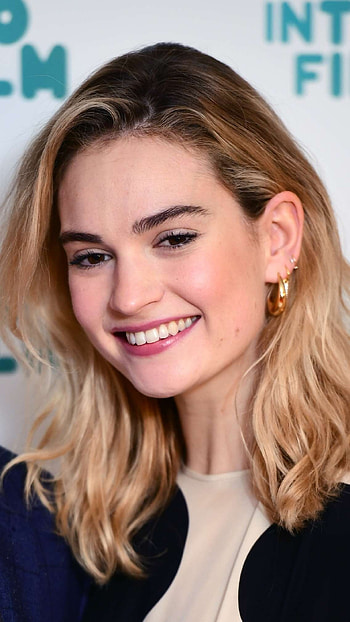 Lily James, Actress, Lily James Hollywood Actress HD phone wallpaper