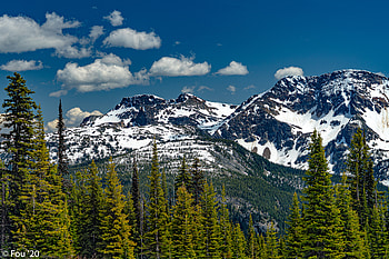 Landscape, Nature, Trees, Mountains, Snow HD wallpaper