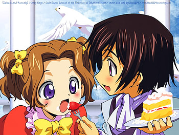 Lelouch And Nunnally, anime, code geass, lelouch, nunnally, cute HD wallpaper