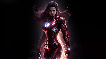 Iron Woman , iron-man, superheroes, artwork, artist, digital-art HD wallpaper