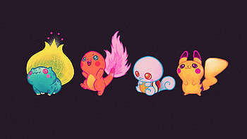Neon Pokemon HD wallpaper