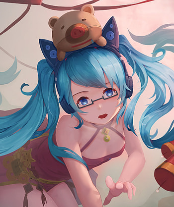 Hatsune Miku, cute, anime girl HD phone wallpaper