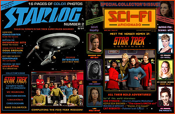 Fan-Made Star Trek Continues Web Series Magazine Covers, Star Trek, Star Trek Continues, Starlog Magazine, STC HD wallpaper